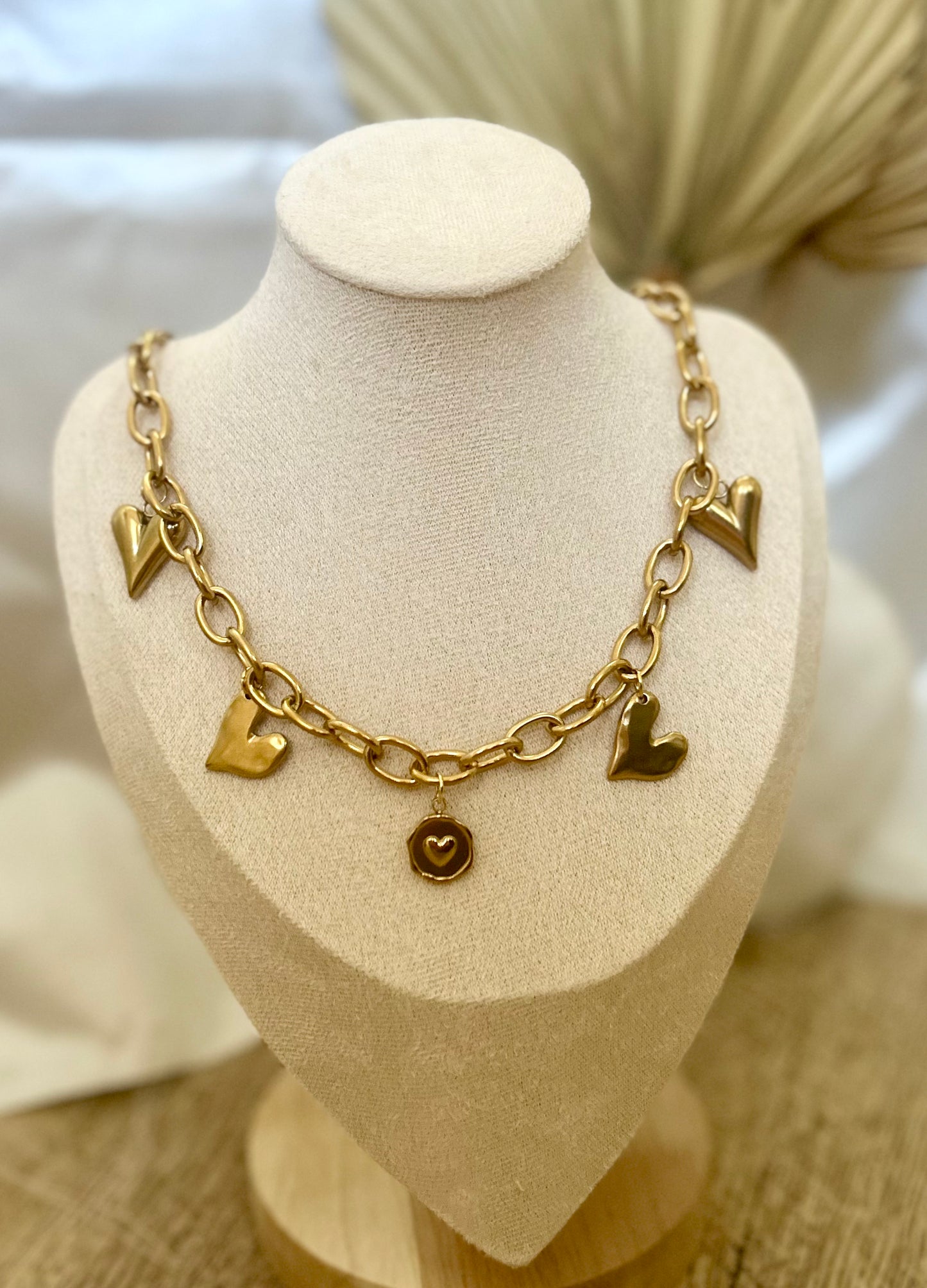 Collier breloque saint Valentin